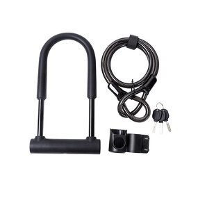 Bicycle U Lock Supplier - High Quality Steel Cable Motorcycle U Lock