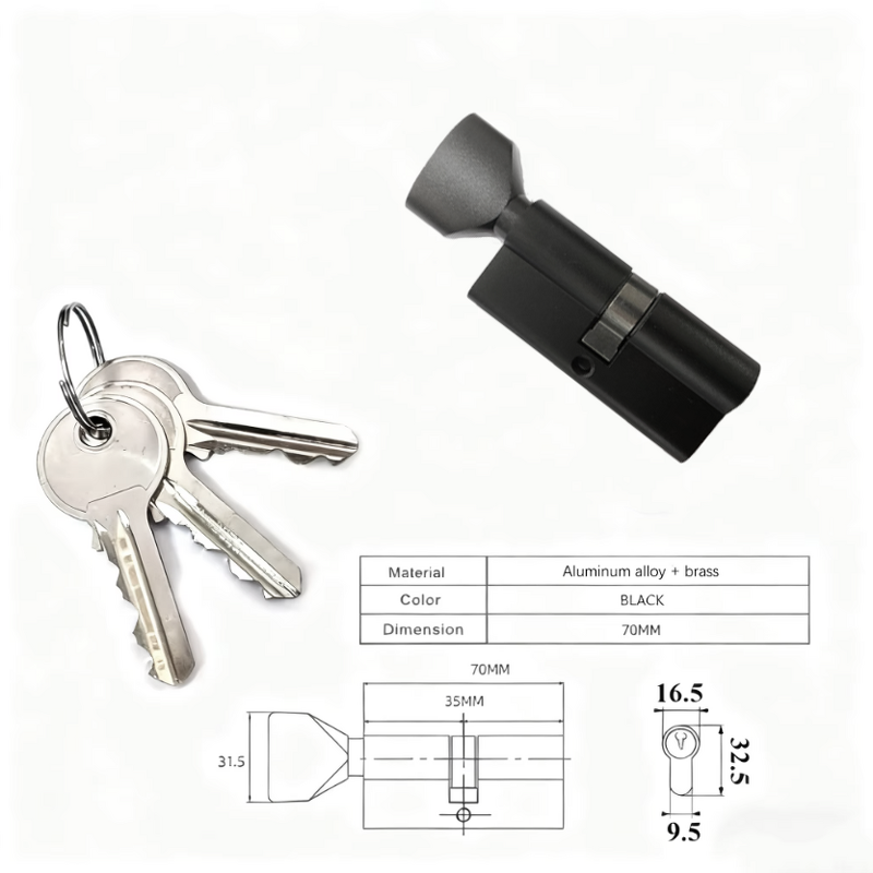 Lock Cylinder Factory - BBDHOME Wooden Door Aluminum Shell Brass Core