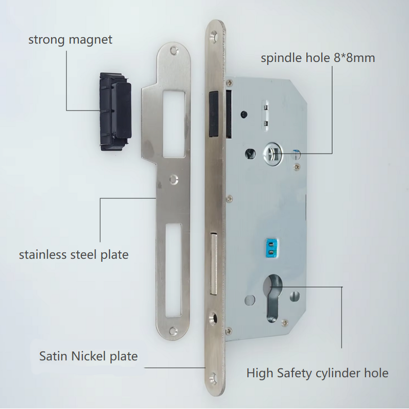 Satin Nickel Mortise Lock Manufacturer - BBDHOME High Safety Room Door 9045