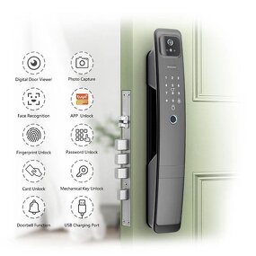 Fingerprint Door Lock with Camera Supplier - BBDHOME Electronic Tuya APP 3D
