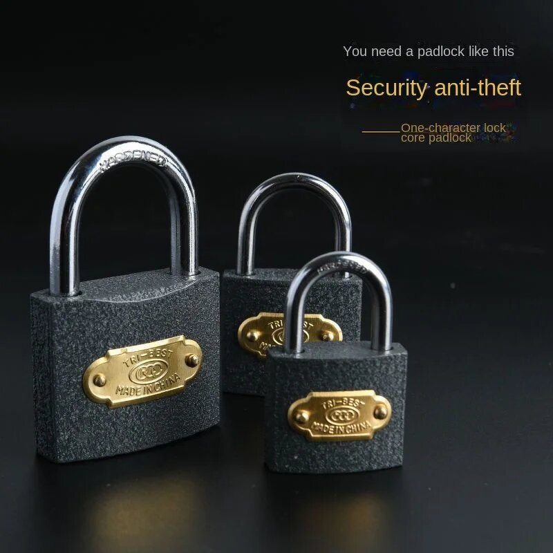 Keyed Padlock Manufacturer - Wholesale Customizable LOGO Multi Size Iron