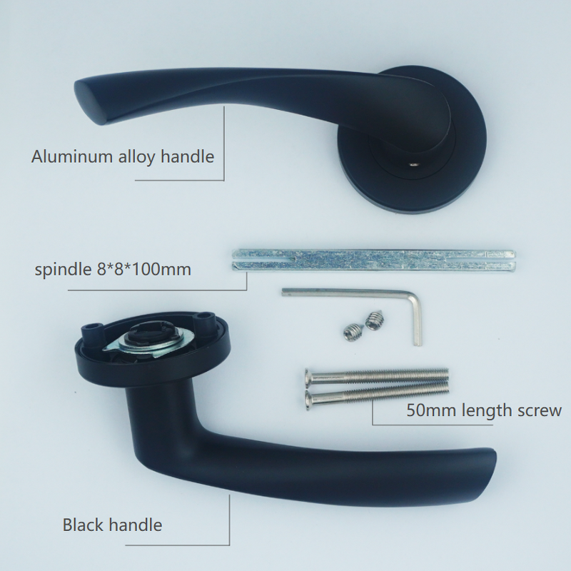 Black Aluminium Door Handle Manufacturer - BBDHOME Modern Easy Installation