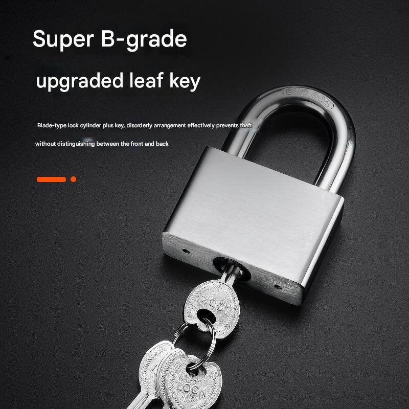 Stainless Steel Padlock Supplier - High-quality Chrome Plated 304 Vane Square