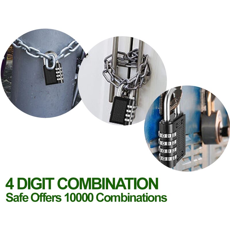 Combination Padlock Factory - China Factory Wholesale Zinc Alloy Four Digits