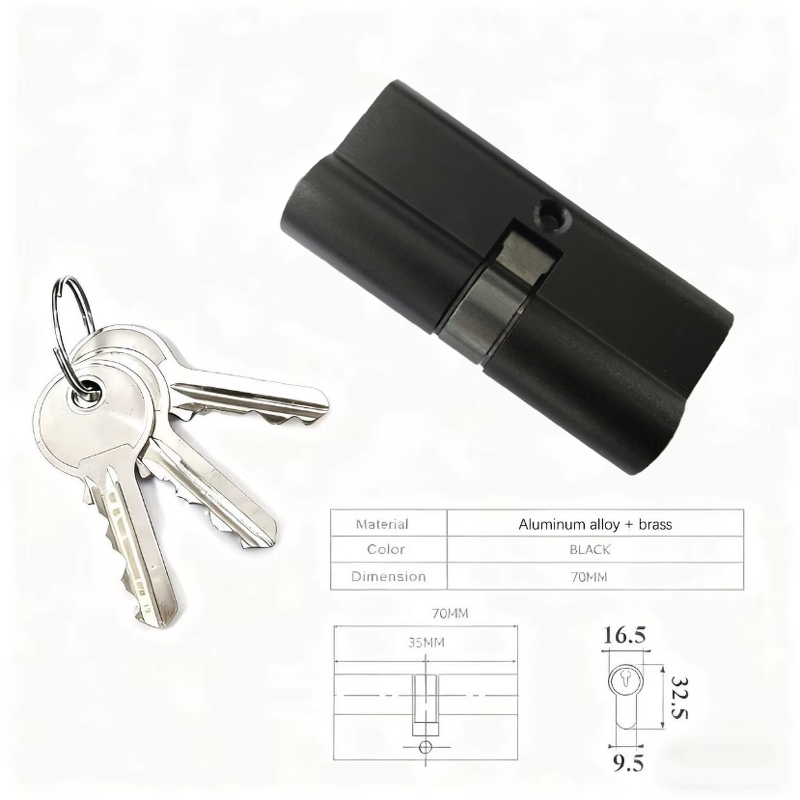 Double Open Lock Cylinder Supplier - BBDHOME Security Wooden Door Aluminum