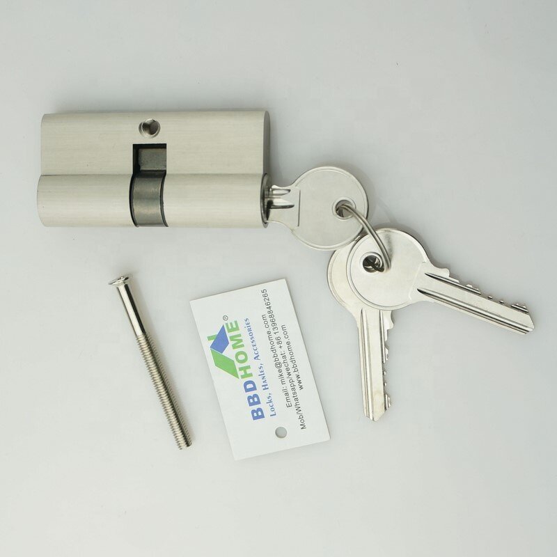 Mortise Door Cylinder Factory - High Quality Full Brass Core 70 mm Double