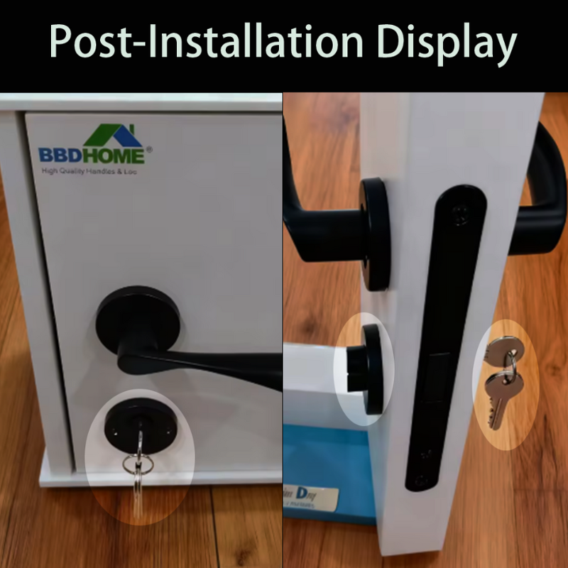 Double Open Lock Cylinder Supplier - BBDHOME Security Wooden Door Aluminum