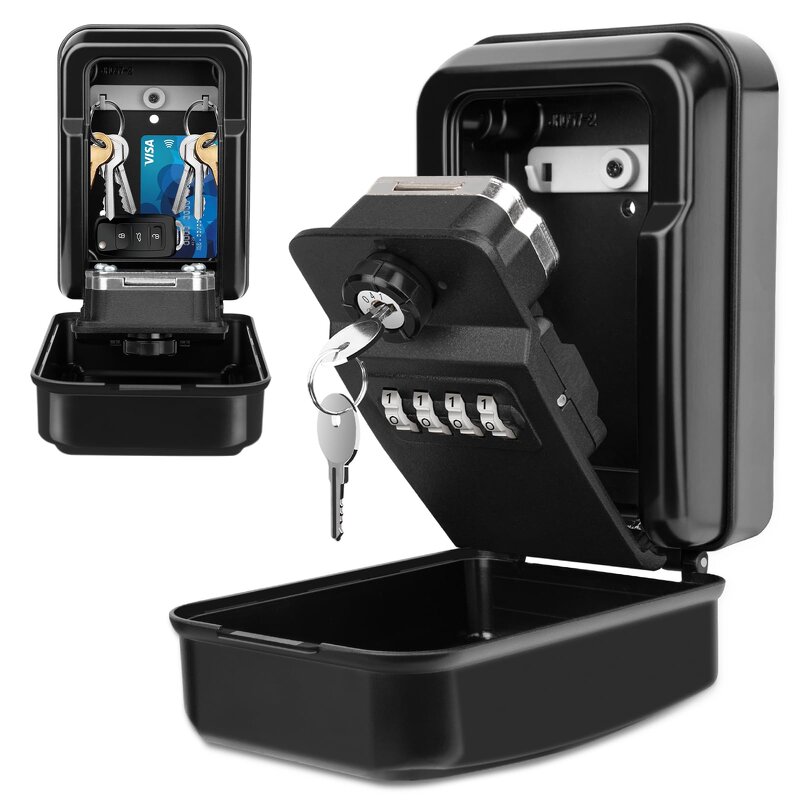 Double Opening Key Lock Box Manufacturer - BBDHOME Anti-theft 4-Digit Outdoor
