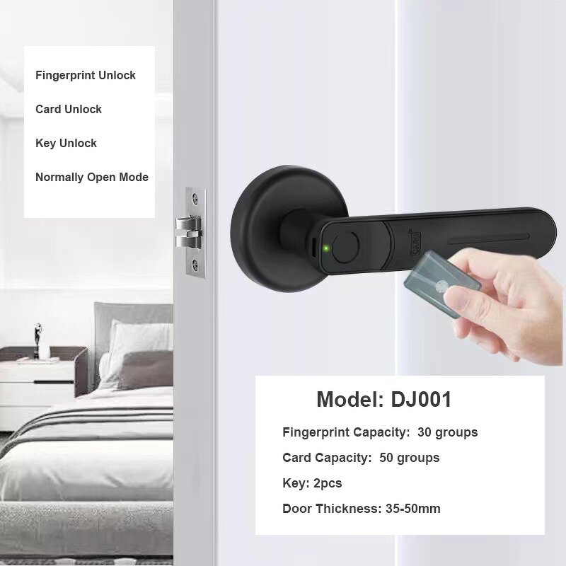 Smart Door Handle Factory - BBDHOME Single Latch Keyless Entry Scan Card