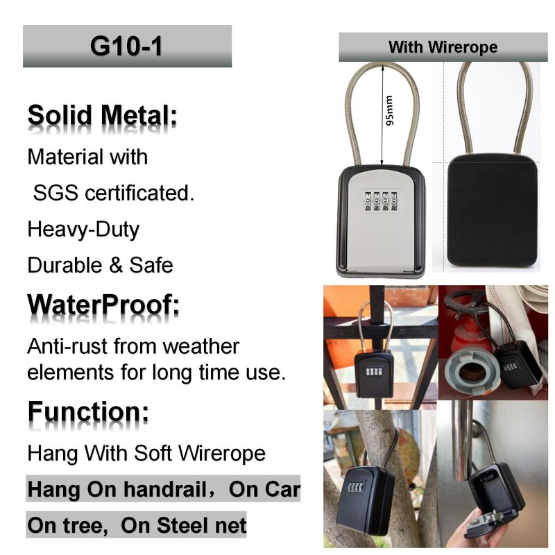 Mini Key Safe Factory - Hotel Used Storage Wall Locker Waterproof Code