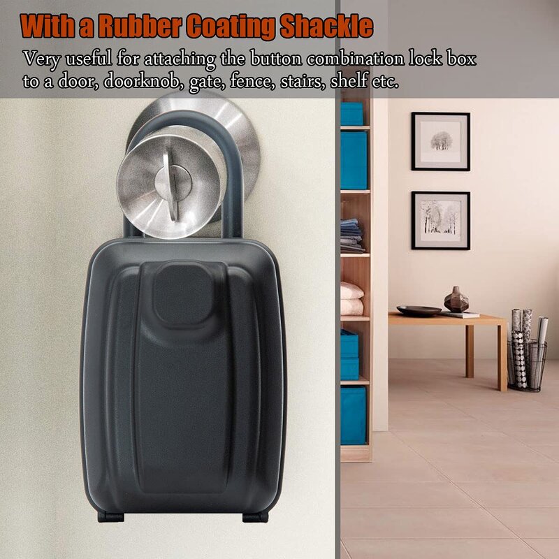 Portable Keypad Lock Box Supplier - 12 Button Safety Storage Shackle Hanger