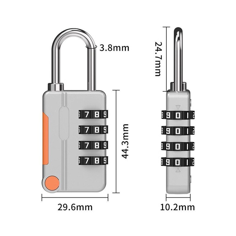 Password Padlock Manufacturer - New Multi Color Zinc Alloy Gym Swimming