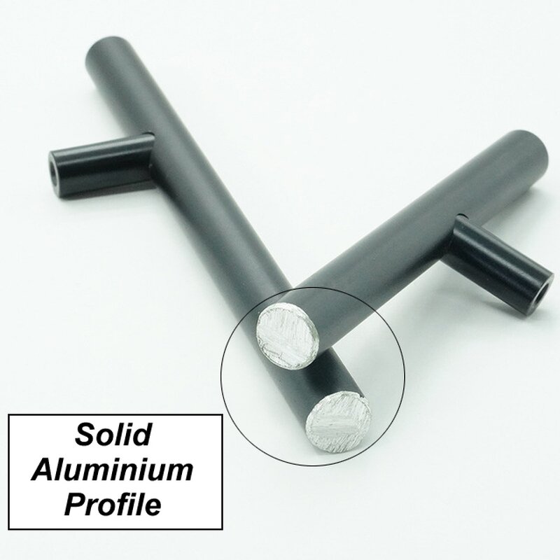 Aluminium Profile Handle Supplier - Brass Gold Color Flat Solid Design Modern