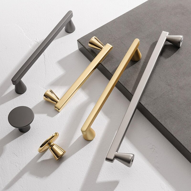 Cabinet Pulls Supplier - Polished Brass German Italy Designer Black Rose