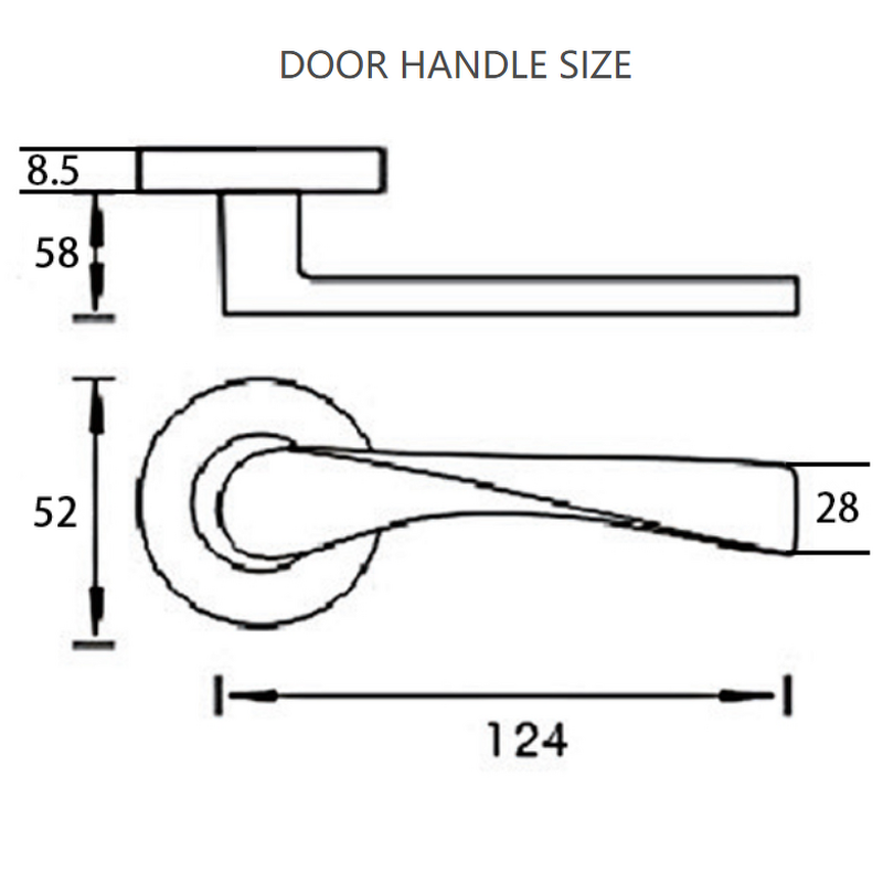 Aluminum Alloy Door Handle Factory - BBDHOME Modern Apartment Wooden Door