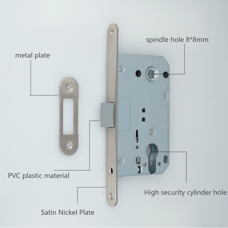 Room Door Mortise Lock Factory - BBDHOME High Safety Middle 8550 PVC