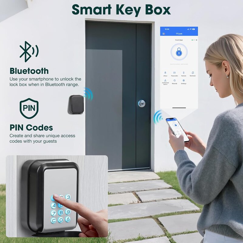 Electronic Lock Box Supplier - Wall Mounted Safe Storage Smart Key Box