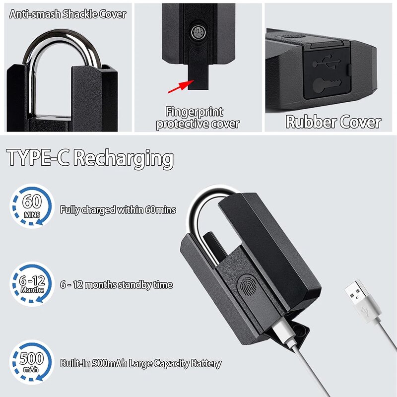 Gym Smart Padlock Manufacturer - BBDHOME Wholesale Waterproof IP67 TTlock App