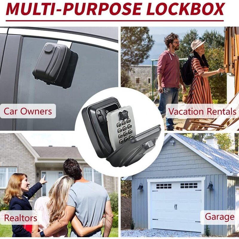Car Key Lock Box Factory - Sturdy Waterproof Large Capacity Anti-theft