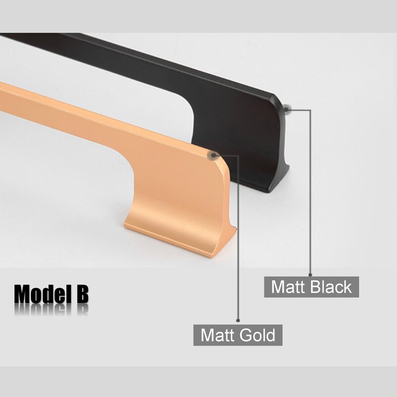 Kitchen Cabinet Handle Supplier - Aluminium Profile Drawer Knob 1meter T bar