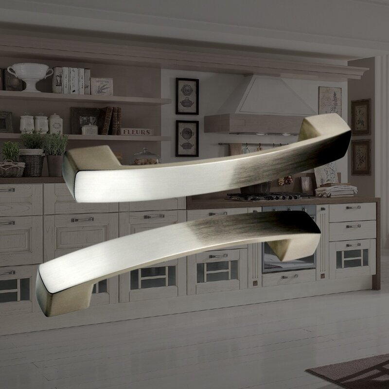 Aluminum Pull Handle Factory - Alu Furniture Kitchen Cabinet Door Hardware