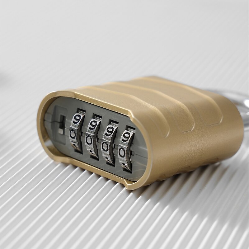 Combination Padlock Factory - BBDHOME 4-Digit Code Keyless with Larger Dials