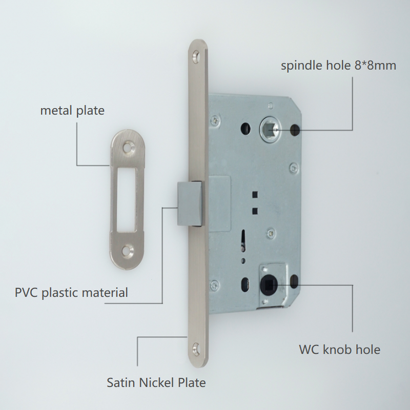 WC Mortise Lock Body Supplier - BBDHOME WC Bathroom Door Middle 9650