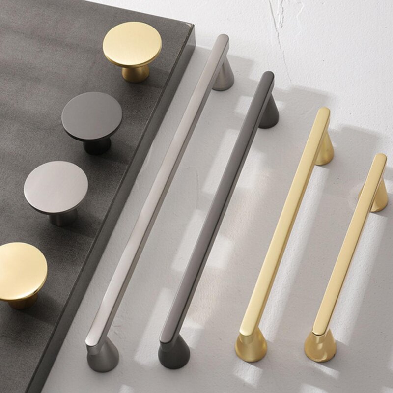 Cabinet Pulls Supplier - Polished Brass German Italy Designer Black Rose