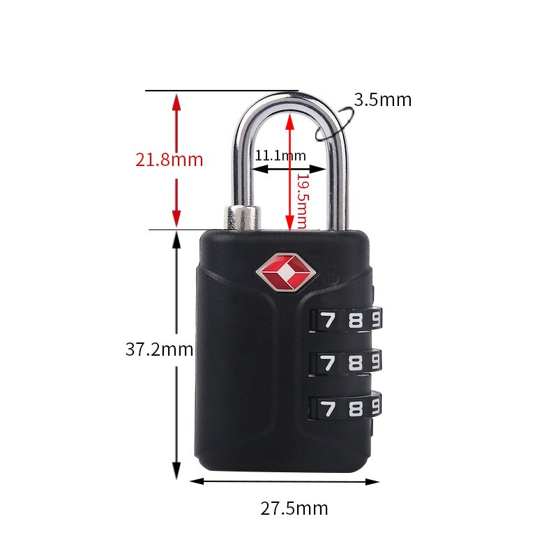 TSA Combination Lock Manufacturer - BBDHOME Modern 3-Digit Digital for Travel