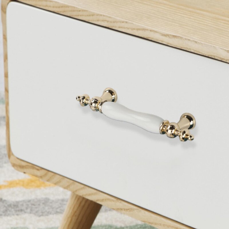 Ceramic Cabinet Handles Factory - Porcelain and Metal Wholesale Gold White