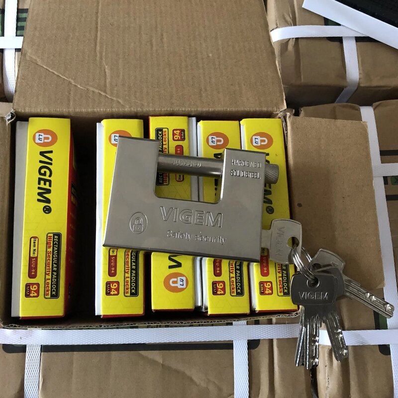 Padlock Supplier - Customized Wholesale Heavy Duty Iron Key Padlock