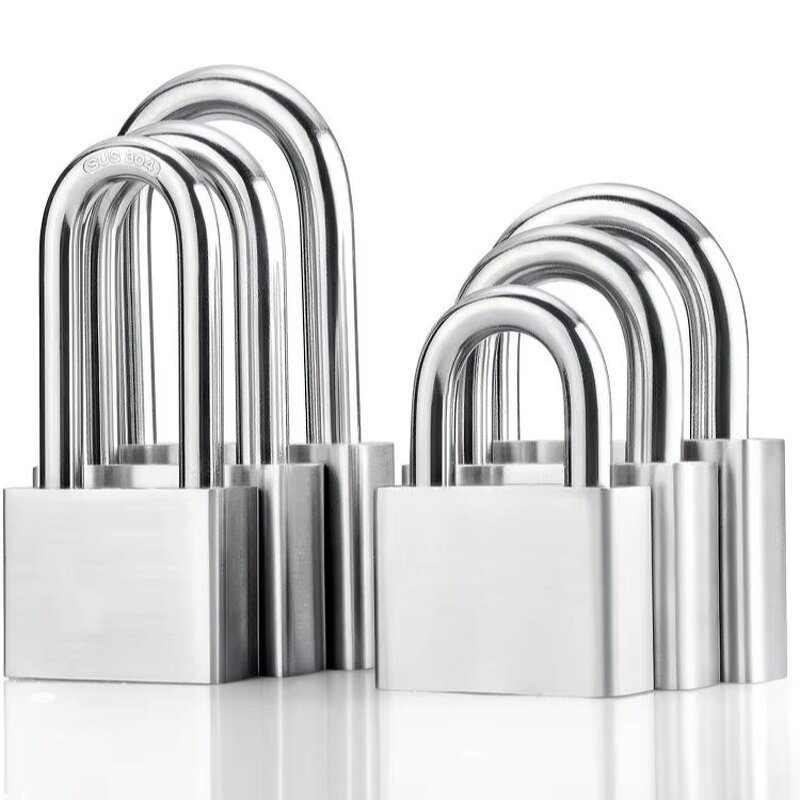 Stainless Steel Padlock Supplier - High-quality Chrome Plated 304 Vane Square