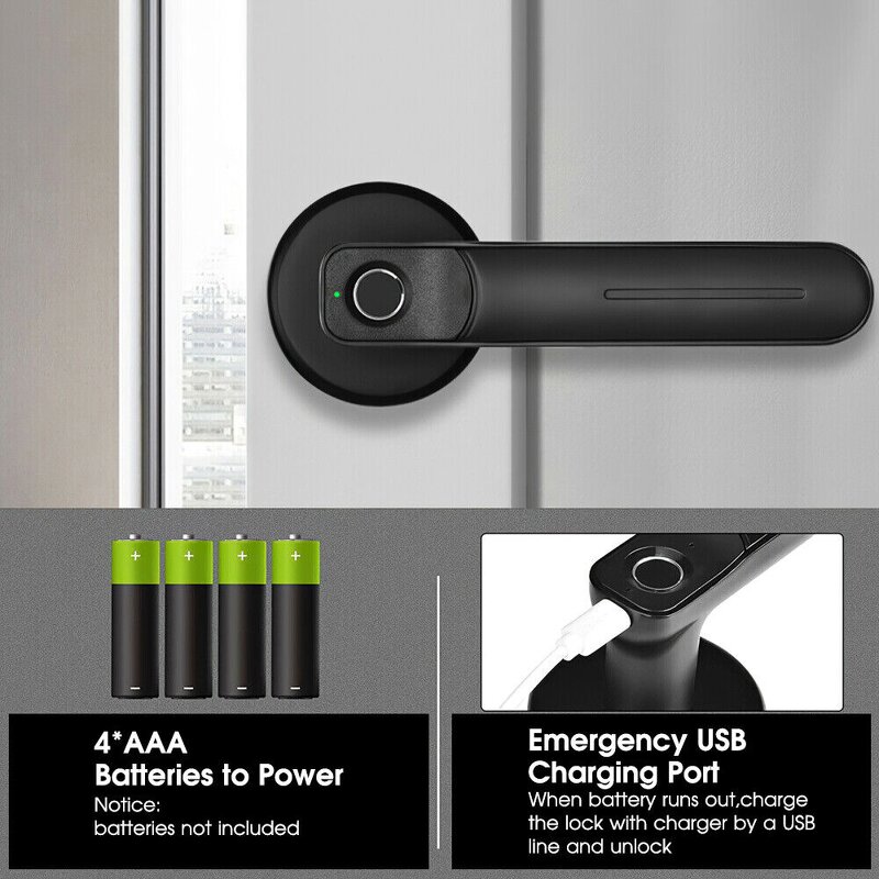 Smart Door Handle Factory - BBDHOME Single Latch Keyless Entry Scan Card