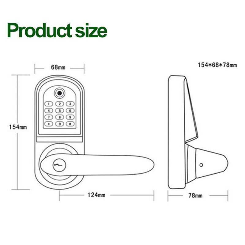 Digital Combination Lock Manufacturer - Tm Card Home Waterproof Office Anti-Peep