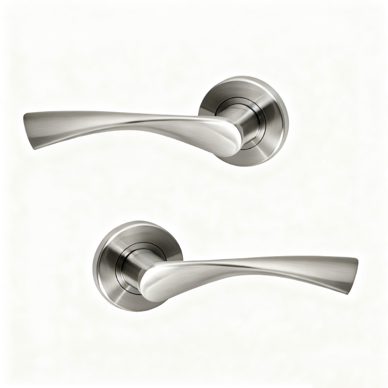 Aluminum Alloy Door Handle Factory - BBDHOME Modern Apartment Wooden Door