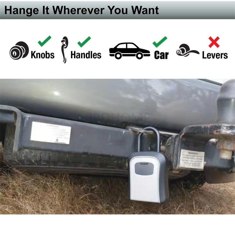 Car Key Safe Factory - Security Key Lock Box Outdoor Safes Button Digit