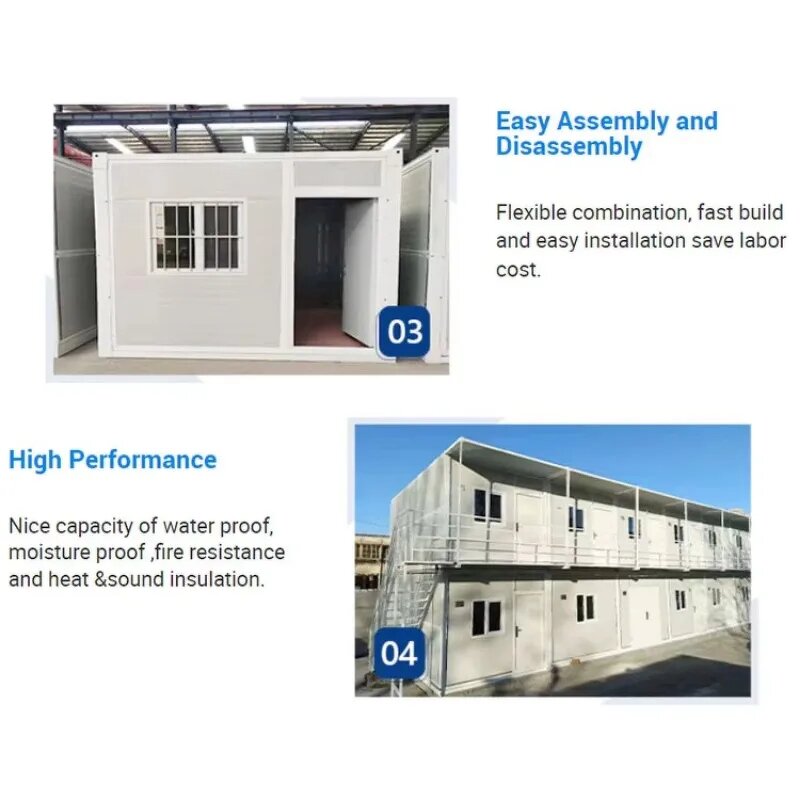 Folding Container House Factory - BBDHOME Detachable Steel Foldable Office