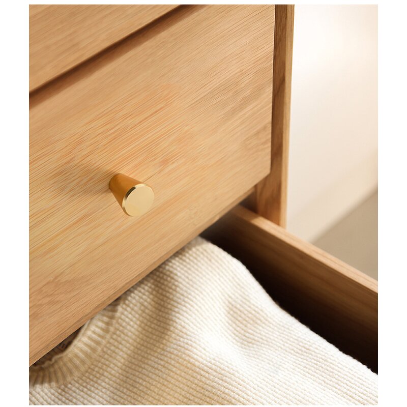 Aluminium Profile Handle Supplier - Brass Gold Color Flat Solid Design Modern