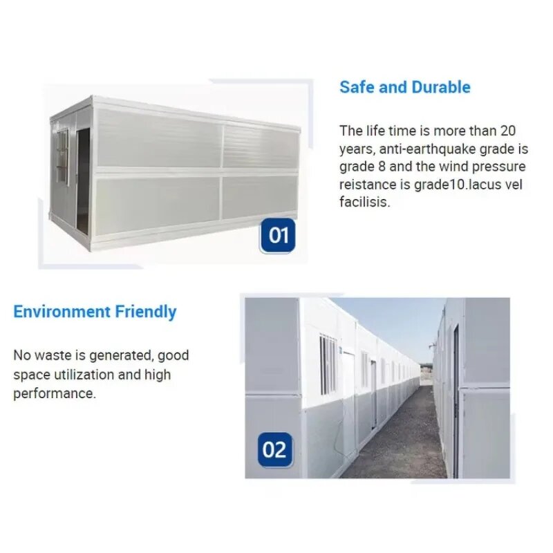 Folding Container House Factory - BBDHOME Detachable Steel Foldable Office
