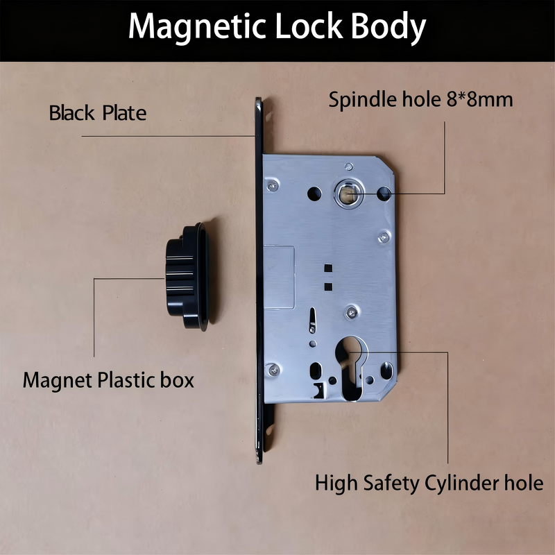 Wooden Door Mortise Lock Supplier - BBDHOME High Safety Room 8550 Black