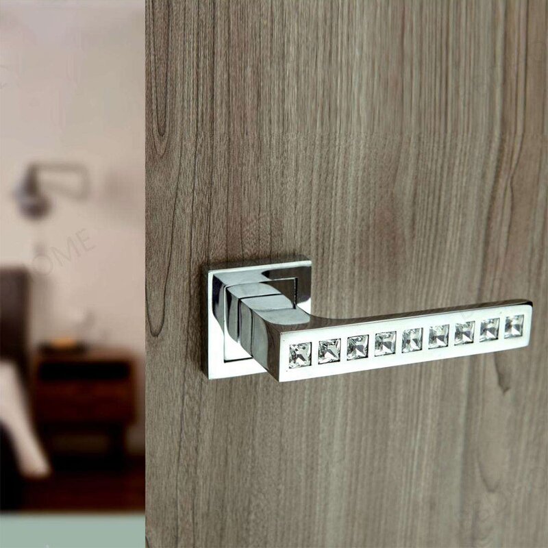 Luxury Door Handle Manufacturer - BBDHOME High Quality Chrome Rosette Crystal