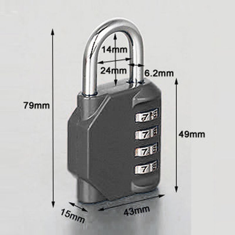 Security Padlock Manufacturer - Factory-Produced BBDHOME 4-Digit Zinc Alloy