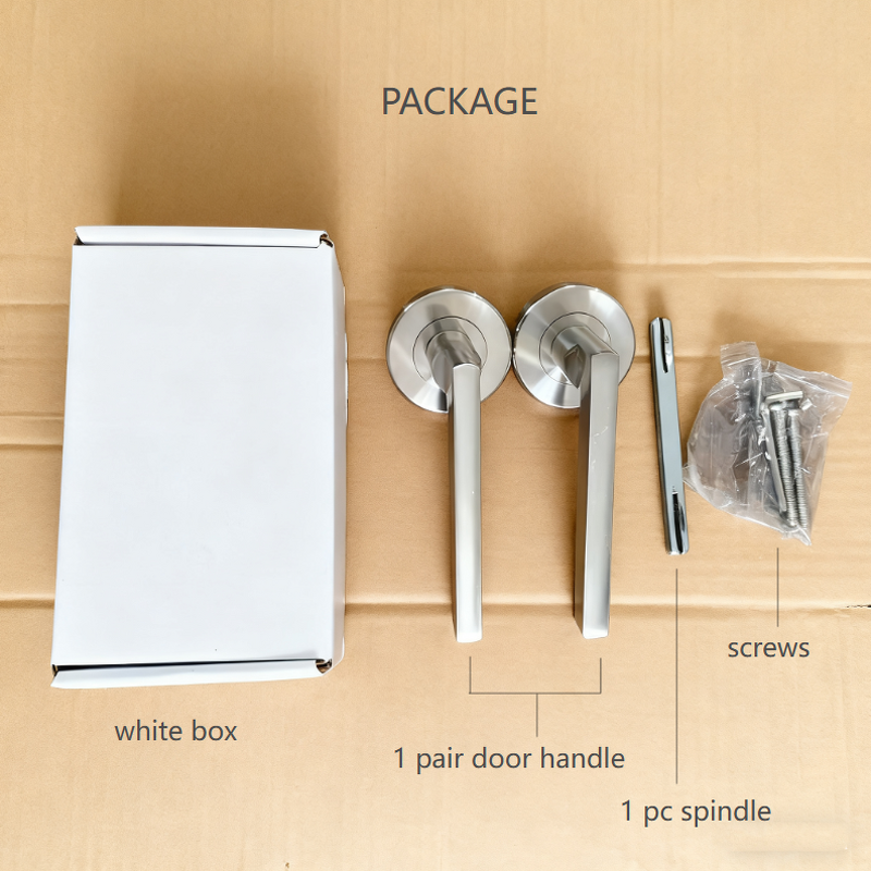 Satin Nickel Door Handle Supplier - BBDHOME Easy Installation Apartment