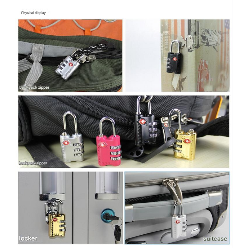 TSA Lock Supplier - BBDHOME Keyless Travel Green Zinc Alloy Suitcase