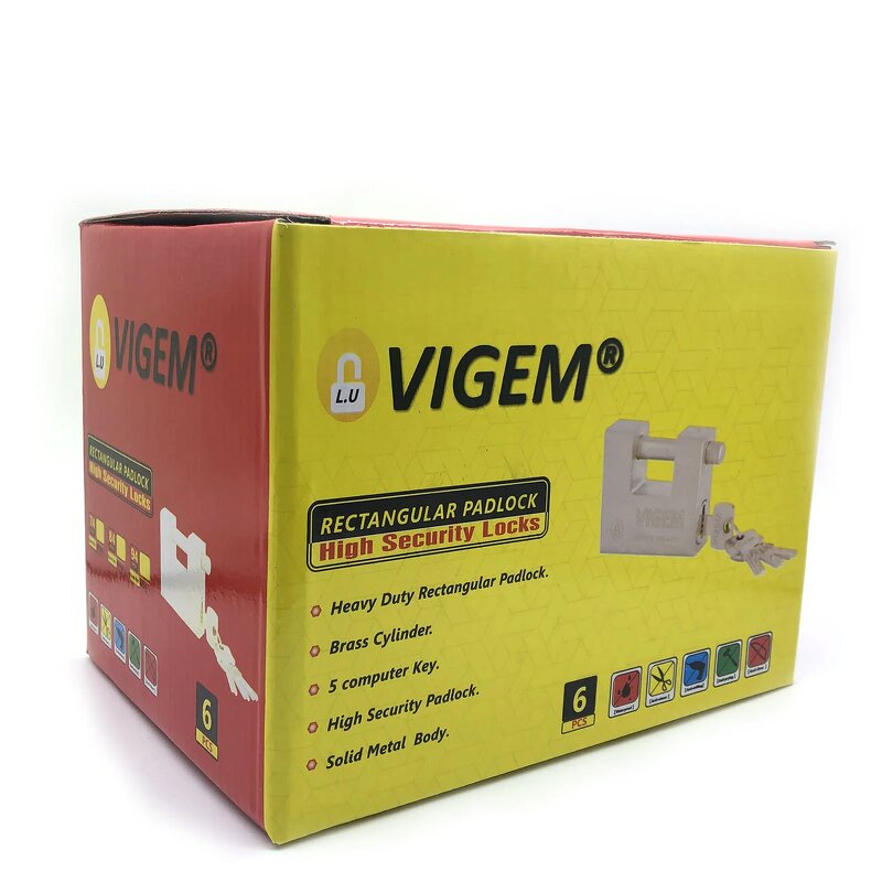 Padlock Supplier - Customized Wholesale Heavy Duty Iron Key Padlock