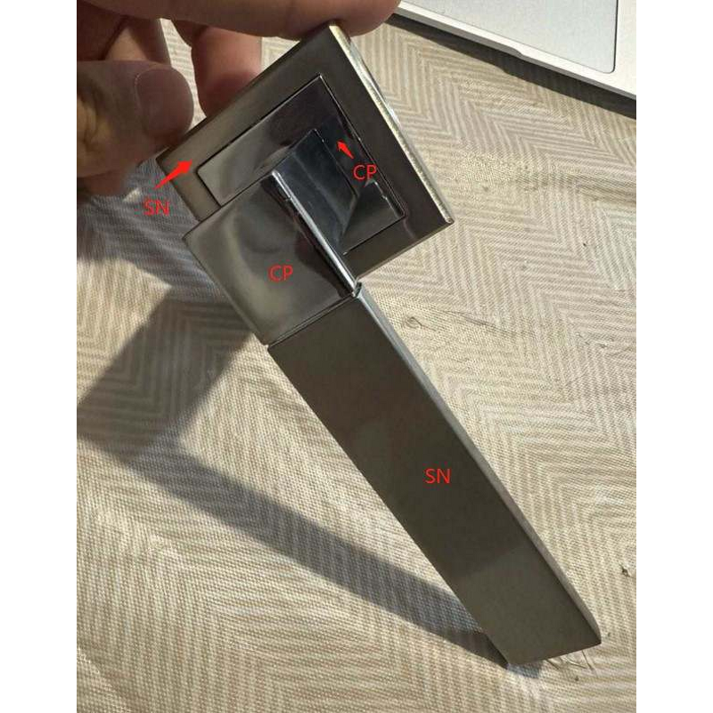 Zinc Alloy Door Knob Supplier - Popular Modern Style Stain Nickel Passage