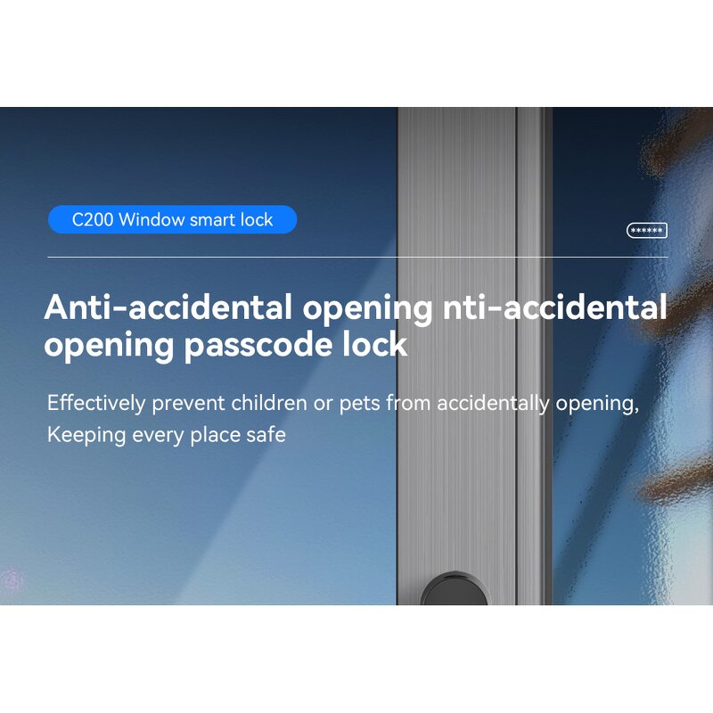 Smart Window Lock Supplier - Factory Wholesale Easy Install Digital Password