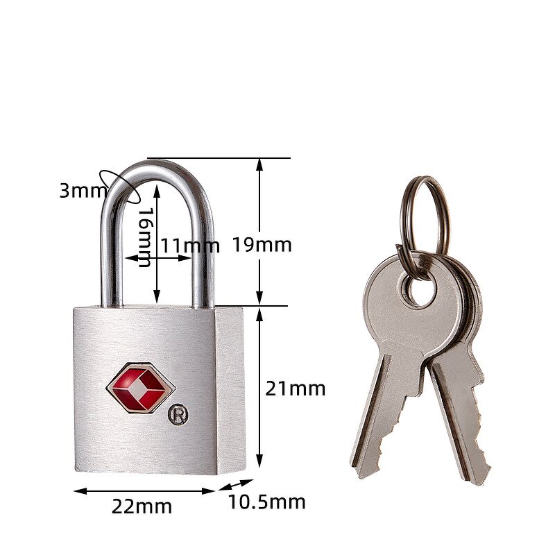 TSA Certified Padlock Factory - BBDHOME Custom Combination Aluminum Alloy
