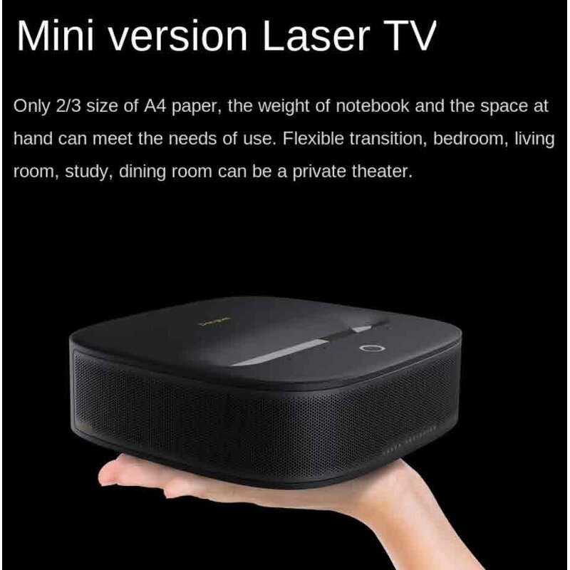 ALPD Laser Projector Supplier - OEM U1 Mini UST 1080P 1000 Lumens 4K Ready Outdoor Smart Auto HDR10