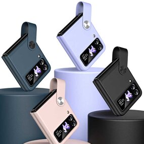 Phone Cases Supplier - OEM Strap-type Plain for Samsung Galaxy Z Flip 7